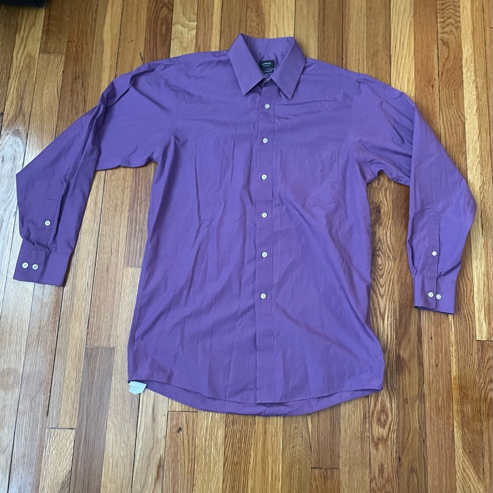 Arrow Men's Purple Dress Shirt